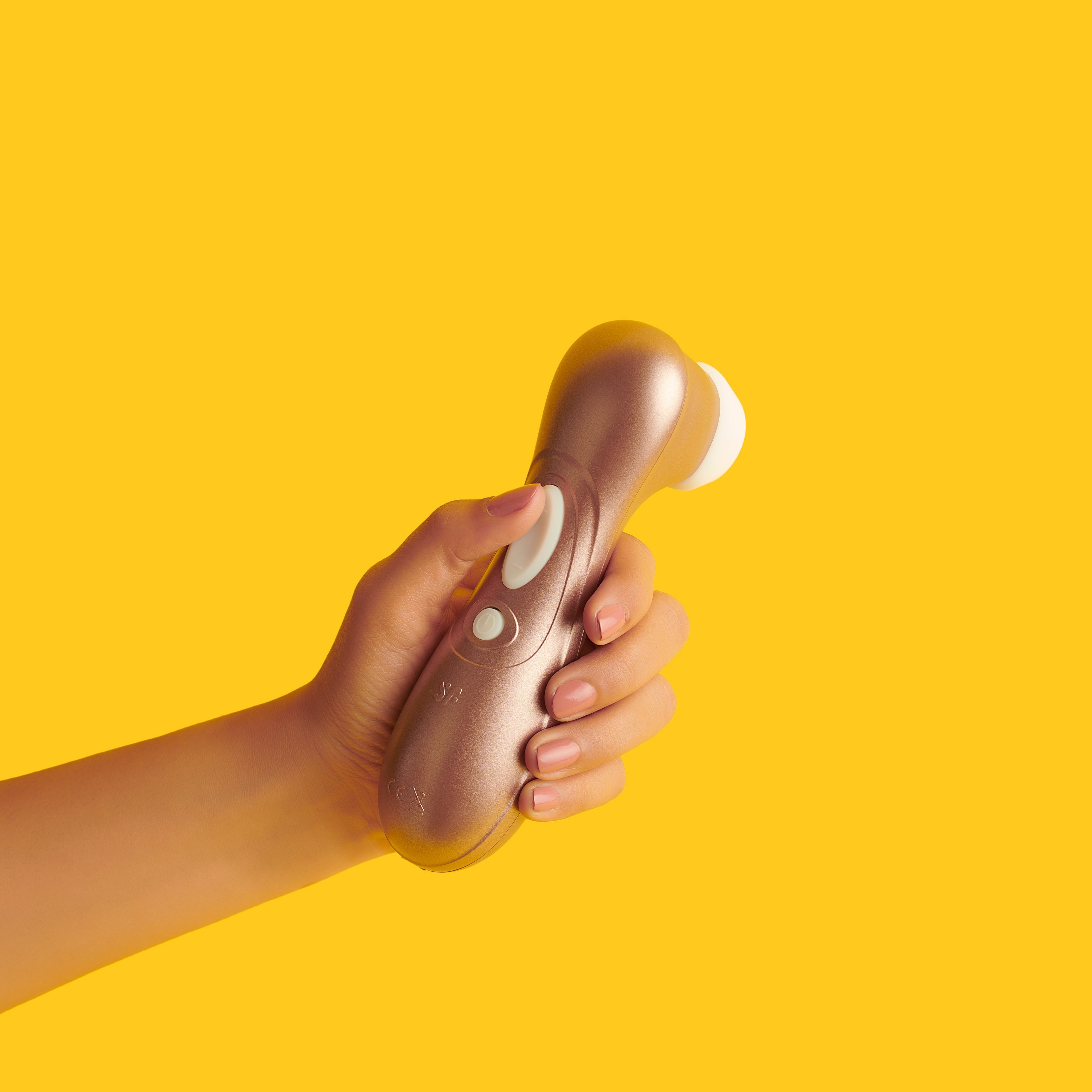 Womens Masturbators Satisfyer Clitoris Stimulator (Rose Gold) | Pro 2 Air-Pulse
